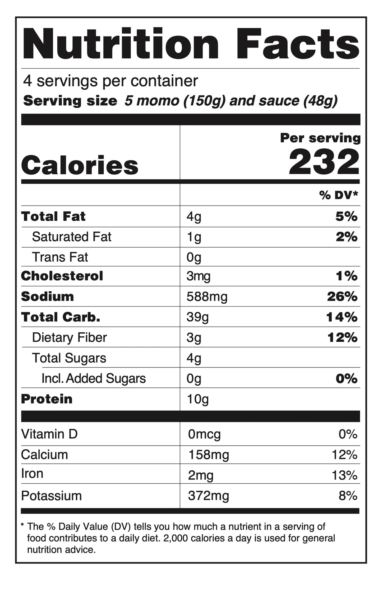 PANEER MOMOS (20 PCS) 500GMS
