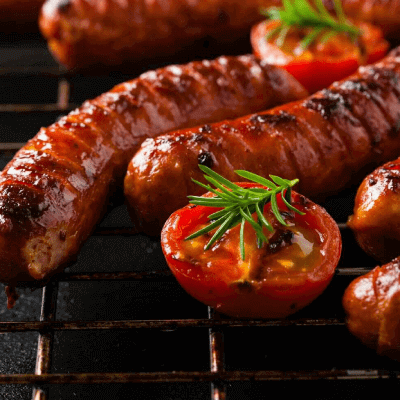 CHICKEN CHILLI CHEESE SAUSAGES 500GMS