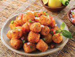 CHILLI GARLIC POTATO POPPERS  500GMS