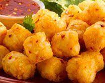 CHILLI GARLIC POTATO POPPERS  500GMS