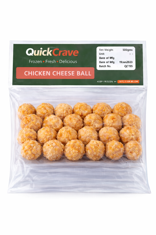 CHICKEN CHEESE BALL 500GMS