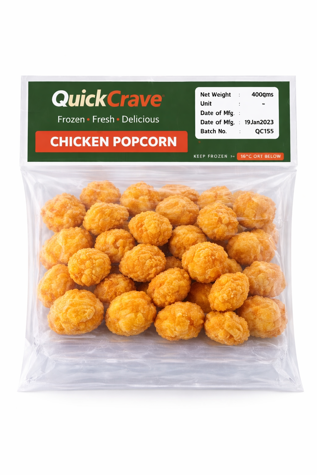 CHICKEN POPCORN 500GMS