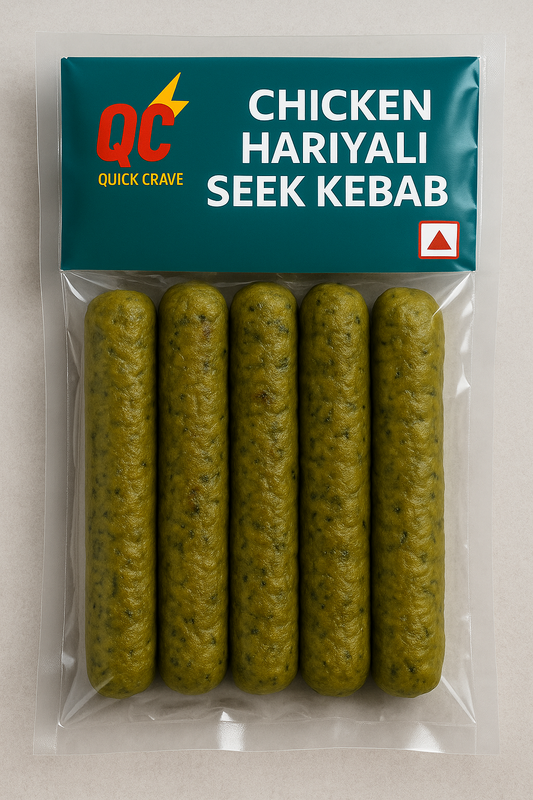 CHICKEN HARIYALI SEEK KABAB 500GMS