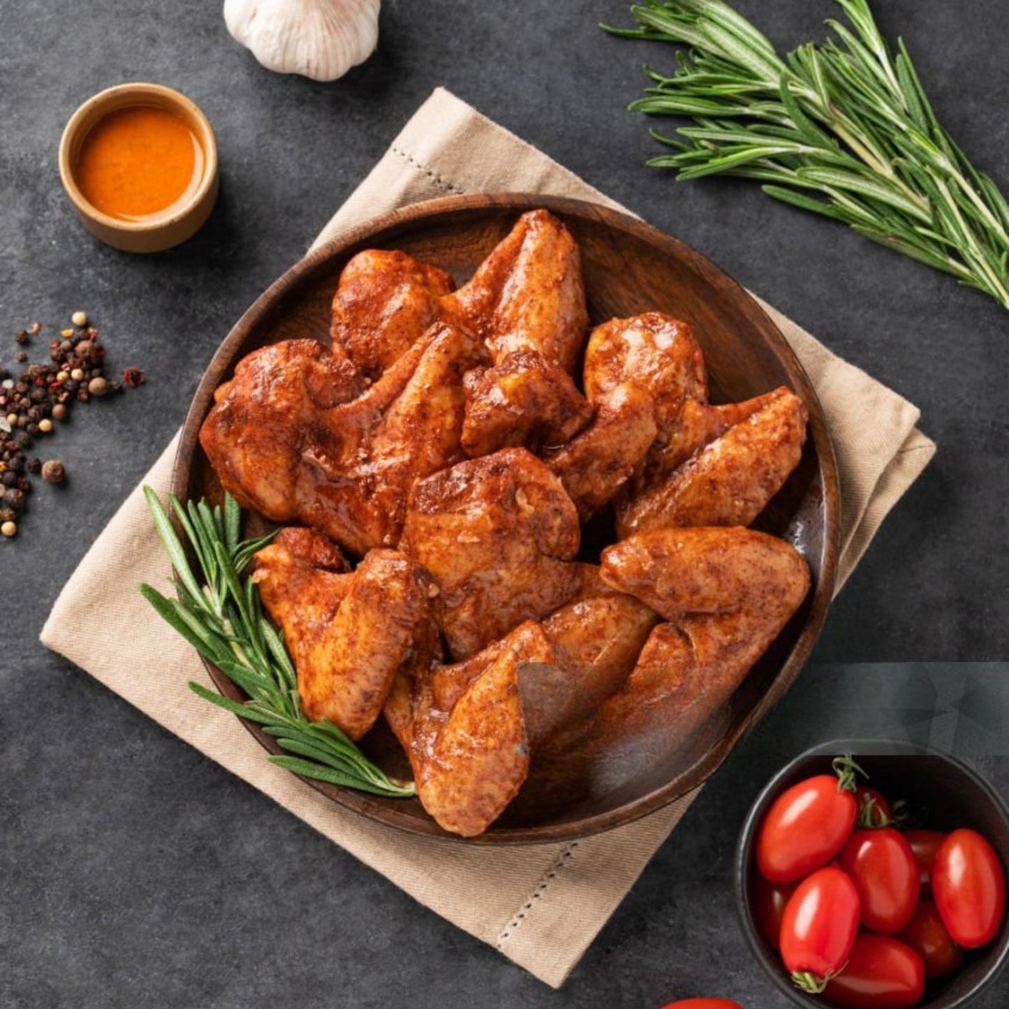 CHICKEN MARINATED WINGS 500GMS