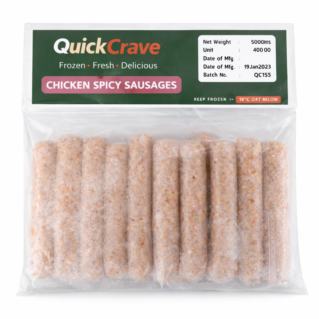 CHICKEN SPICY SAUSAGES 500GMS