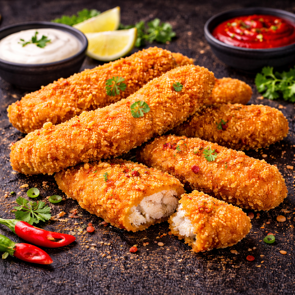 CHICKEN FRIED STRIPS 500GMS