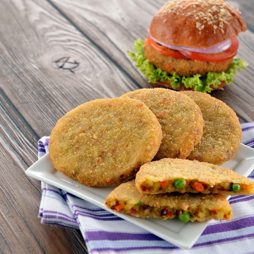 VEG BURGER PATTY 9PCS – 500GMS