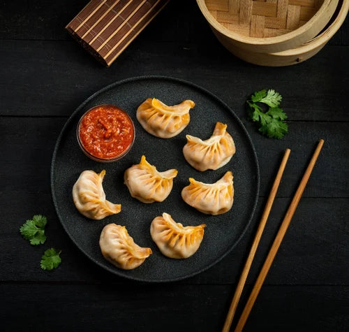 CHICKEN BBQ MOMOS 500GMS (20 PCS)
